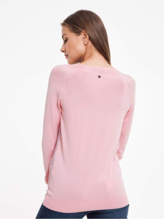 Экстрамягкий фактурный джемпер с металлическим блеском 036 || Джемпер жін. CE LDK036 18С-2СП, р.158,164-96, рожевий