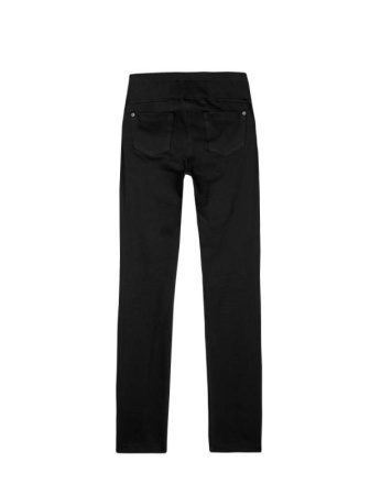 Брюки для беременных с широким поддерживающим поясом HAPPY BELLY, р.164-98, Nero || Штани для вагітних з широким підтримує поясом HAPPY BELLY, р. 164-106, Nero