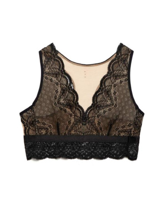 Бюстье с кристаллами Swarovski LBE 1079 || Бюстьє жіноче CE SWAROWSKI LBE 1079, р.170-100, royal black