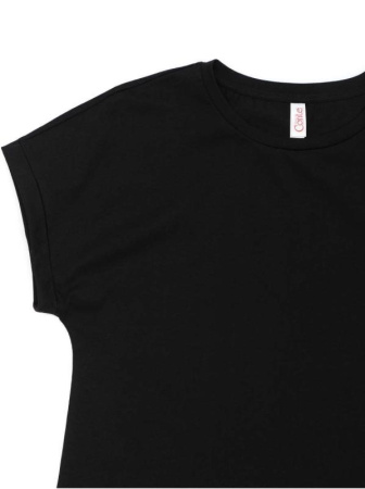 Хлопковая футболка с манжетами LD 1118 || Джемпер жін. CE LD 1118, р.170-104, black