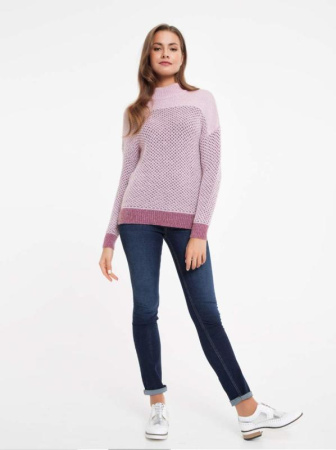 Джемпер из объемной пряжи с шерстью и мохером 039 || Джемпер жін. CE LDK039 18С-61СП, р.170-88, бузковий