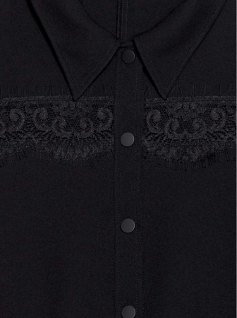 Платье приталенного силуэта с фактурным кружевом LPL 1038 || Плаття жін. CE LPL 1038, р.164-100-106, black