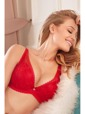 Бюстгальтер push up Kinga Lovely PU-700 Красный
