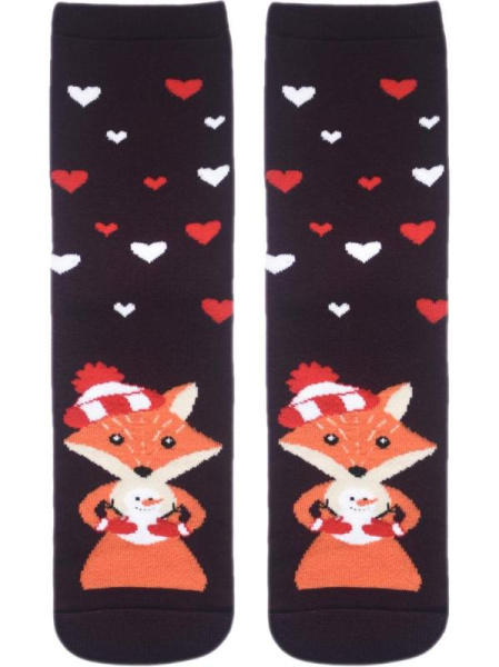 Носки жен. хлопковые арт. 52-105 Лапландия, р.23, 017 бордо