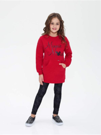 Хлопковая туника с мерцающей надписью Disney DTH 957