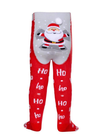 Колготки детские Conte Kids NEW YEAR 19С-96/1СП, р.62-74 (12), 556 червоний || Колготки дитячі Conte Kids NEW YEAR 19С-96/1СП, р. 62-74 (12), 556 червоний