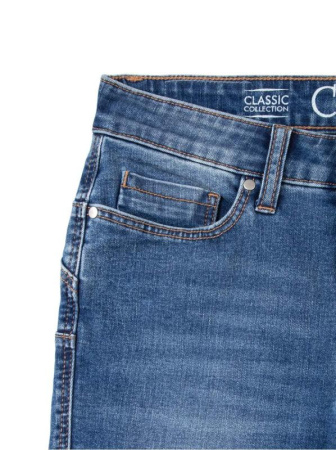 Моделирующие джинсы PUSH UP с высокой посадкой CON-41 || ВД Брюки джинсові жін. CE CON-41, р.164-90, синій