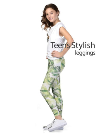 Леггинсы с тропическим рисунком TROPIC