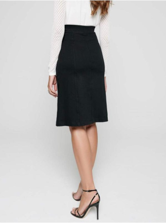 Хлопковая юбка А-силуэта с карманами MODELINE || Спідниця жін. CE MODELINE, р.170-98, black