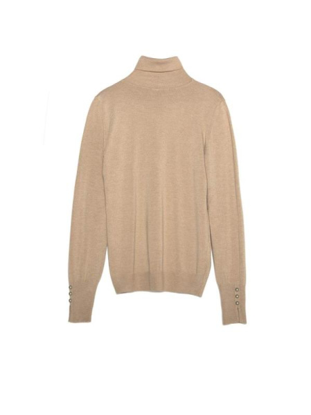 Вязаный свитер из итальянской пряжи с вискозой премиального качества LDK 055