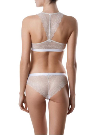 Кружевное бюстье с люрексом MONIKA LBE 819 || Бюстьє жіноче CE MONIKA LBE 819, р.170-92, nero-navy