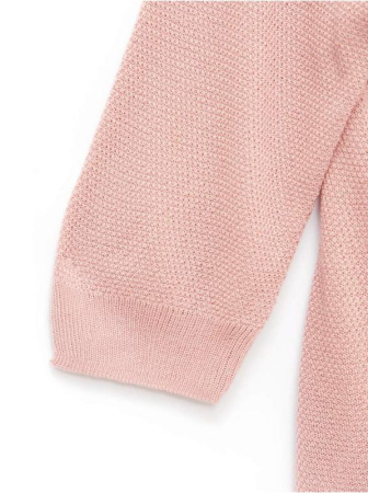 Фактурный джемпер с разрезами по рукавам из пряжи с вискозой LDK 086 || Джемпер жін. CE LDK086 19С-117СП, р.170-92, dusty rose