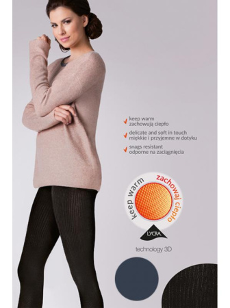 Колготки Gabriella Warm up Fashion 200 den без трусиковой части Графит