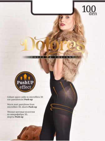 Колготки корректирующие DOLORES PushUP effect 100, 2, nero(чёрный)
