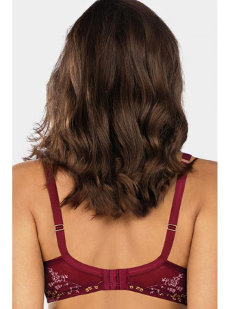 Бюстгальтер полумягкий Ewa Bien Sansa B150 Бордо-золотой || Бюстгальтер полумягкий Ewa Bien Sansa B150 Бордо-золотой