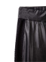Ультрамодные леггинсы из искусственной кожи с лампасами GLOSS CHIC, р.164-98, Nero || Ультрамодні легінси з штучної шкіри з лампасами GLOSS CHIC, р. 164-90, Nero