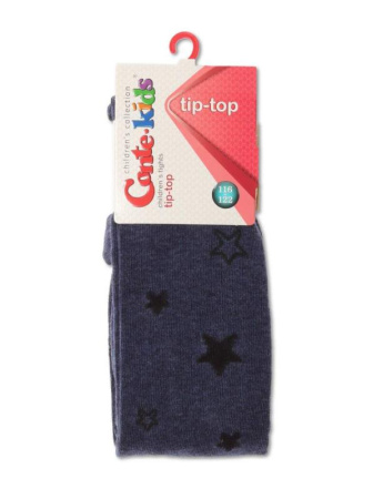 Колготки дитячі Conte Kids TIP-TOP, р. 128-134 (20), 543 темний джинс