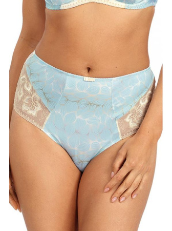 Полные трусики Ewa Bien Ivette C124 Экри-бирюза