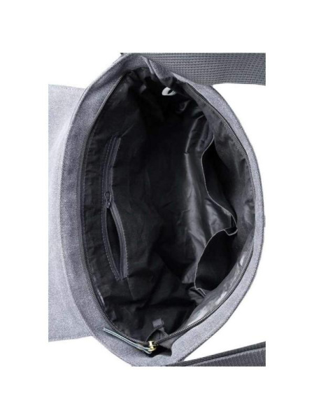 Сумка Через Плечо Унисекс Exodus Leather Canvas Серая P1102Ex021