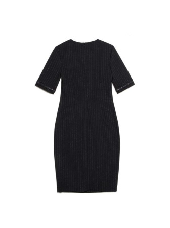 Платье-футляр с легким мерцанием люрекса LPL 1039 || Плаття жін. CE LPL 1039, р.164-84-90, shiny black