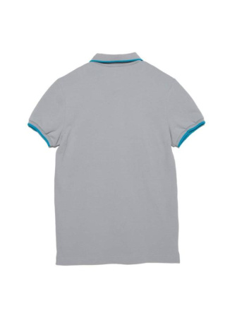 Футболка-поло с контрастной окантовкой MD 944 || Джемпер чол. DW MD 944, р.182-108, ash grey