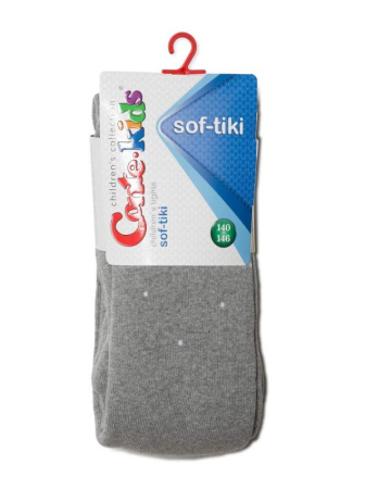 Колготки детские Conte Kids SOF-TIKI 7С-38СП, р.140-146, 256 сірий