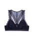 Кружевное бюстье с люрексом MONIKA LBE 819 || Бюстьє жіноче CE MONIKA LBE 819, р.170-92, nero-navy