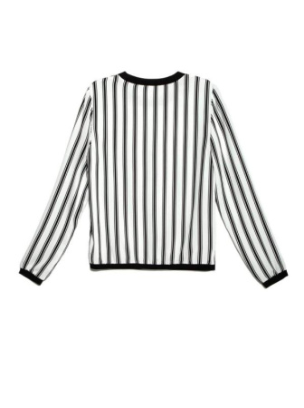 Легкая блузка в полоску LBL 899 || Блуза жін. CE LBL 899, р.170-84-90, black-white stripes