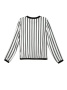 Легкая блузка в полоску LBL 899 || Блуза жін. CE LBL 899, р.170-84-90, black-white stripes