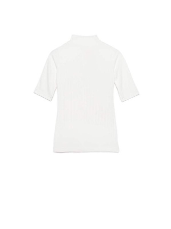 Топ в рубчик из вискозы премиального качества LD 1031 || Джемпер жін. CE LD 1031, р.170-92, off-white