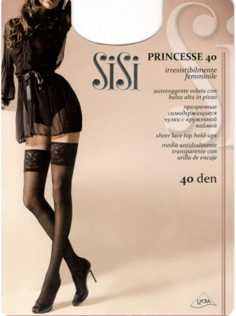 Чулки женские SISI Princesse 40, 2, nero(чёрный)