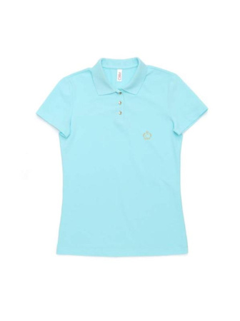 Классическая футболка-поло из хлопка LD 927 || Джемпер жін. CE LD 927, р.170-104, aqua blue