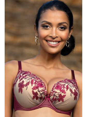 Бюстгальтер формованный Dama Kier Imman Бургундово-бежевый