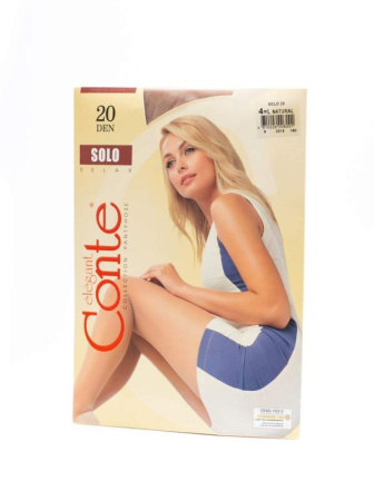 Колготки с шортиками Solo 20, р.4, Natural || Колготки з шортиками Solo 20, р. 4, Natural