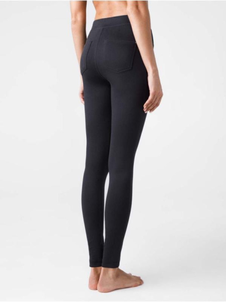 Моделирующие джеггинсы с высокой посадкой ALEKSA NEW, р.170-98, rainy asphalt