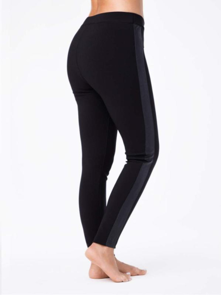 Моделирующие леггинсы с лампасами URBAN+, р.170-118, Nero