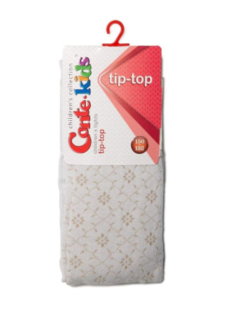 Колготки дитячі Conte Kids TIP-TOP, р. 150-152, 413 молочний