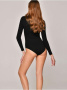 Базовая боди-водолазка из вискозы LBD 1155 || Боді жін. CE LBD 1155, р.170-84-90, black