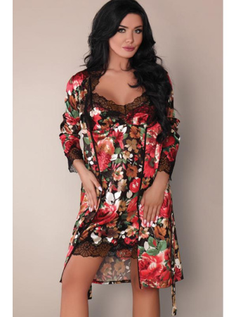 Комплект LivCo Corsetti Mariee Красно-черный