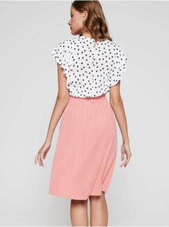 Юбка А-силуэта из вискозы с эффектом &quot;ощущение шелка&quot; FROSTY || Спідниця жін. CE FROSTY, р.170-94, misty coral