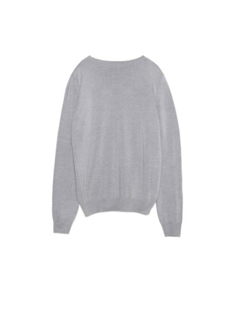 Вязаный джемпер из пряжи с вискозой премиального качества LDK 053 || Джемпер жін. CE LDK053 18С-205СП, р.170-88, ash grey