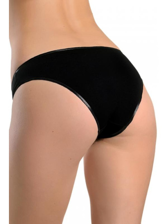 Полные трусики ORO Aurelia 2304 Черный || Полные трусики ORO Aurelia 2304 Черный
