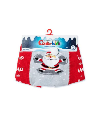Колготки детские Conte Kids NEW YEAR 19С-96/1СП, р.62-74 (12), 556 червоний || Колготки дитячі Conte Kids NEW YEAR 19С-96/1СП, р. 62-74 (12), 556 червоний