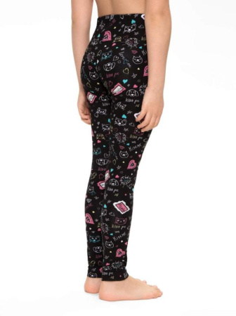 Комплект леггинсы+бриджи TRAITY || Комплект трикотажний TRAITY, р.104,110-56, nero-blue