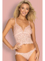 Комплект Obsessive Delicanta top Розовый || Комплект Obsessive Delicanta top Розовый