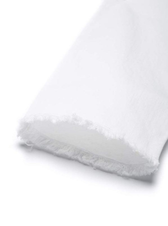 Укороченные джинсы со средней посадкой CON-118 || Брюки джинсові жін. CE CON-118, р.170-98, white