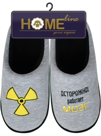 Туфли дом. муж. арт. 04т-100 Slippers, р.40-41, св. ассорти || Туфлі дом. чол. арт. 04т-100 Slippers, р.40-41, св. ассорті