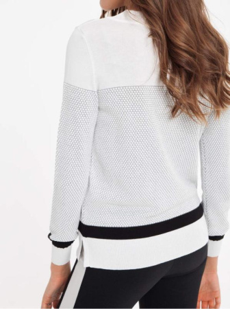 Экстрамягкий фактурный джемпер с металлическим блеском 035 || Джемпер жін. CE LDK035 17С-169СП, р.170,176-92, сірий