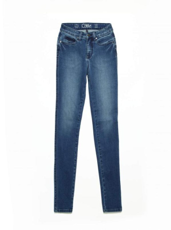 Моделирующие eco-friendly джинсы skinny push-up с высокой посадкой CON-144 || Брюки джинсові жін. CE CON-144, р.170-106, dusty blue