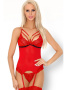 Комплект LivCo Corsetti Parmin Красно-черный || Комплект LivCo Corsetti Parmin Красно-черный